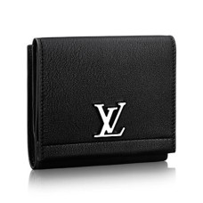 Louis Vuitton Lockme II Compact Wallet M64309 Taurillon Leather