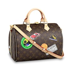 Louis Vuitton Speedy Bandouliere 30 My World Tour P00174 Monogram Canvas Louis Vuitton Speedy Bandouliere 30 My World Tour P00174 Monogram Canvas