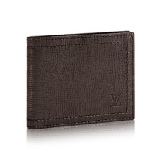 Louis Vuitton Compact Wallet M64136 Utah Leather