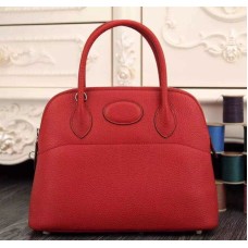 Hermes Bolide 31cm Togo Leather Red Bag