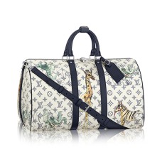 Louis Vuitton M41449 Keepall 45 Bandouliere Duffel Bag Monogram Coated Canvas
