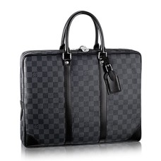 Louis Vuitton N41125 Porte-Documents Voyage Briefcase Damier Graphite Canvas