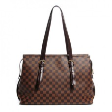 Louis Vuitton N51119 Chelsea Shoulder Bag Damier Ebene Canvas Louis Vuitton N51119 Chelsea Shoulder Bag Damier Ebene Canvas