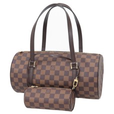 Louis Vuitton N51303 Papillion 30 Tote Bag Damier Ebene Canvas Louis Vuitton N51303 Papillion 30 Tote Bag Damier Ebene Canvas
