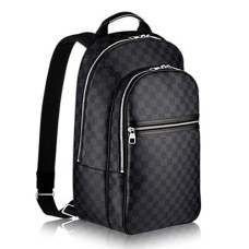 Louis Vuitton N58024 Michael Backpack Damier Graphite Canvas Louis Vuitton N58024 Michael Backpack Damier Graphite Canvas