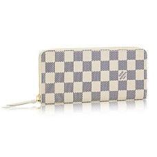 Louis Vuitton N61210 Clemence Wallet Damier Azur Canvas Louis Vuitton N61210 Clemence Wallet Damier Azur Canvas