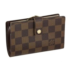 Louis Vuitton N61674 French Purse Damier Ebene Canvas