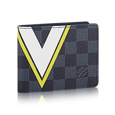 Louis Vuitton N64010 Slender Wallet Damier Cobalt Canvas